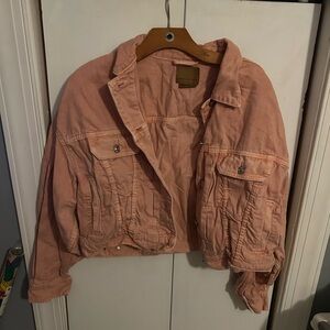 American Eagle Outfitters Peach Utility Jacket